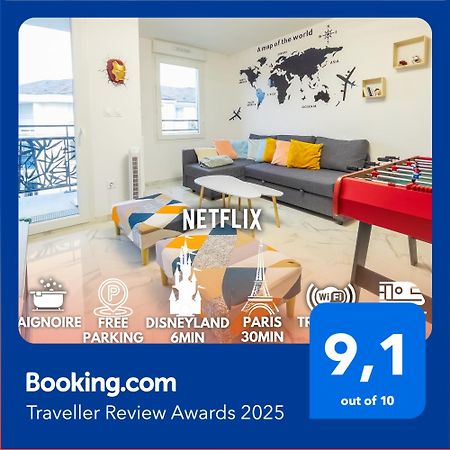 Le Lion D'Or - Parking - Netflix - Wifi - Nerf Apartment Bussy-Saint-Georges Exterior photo